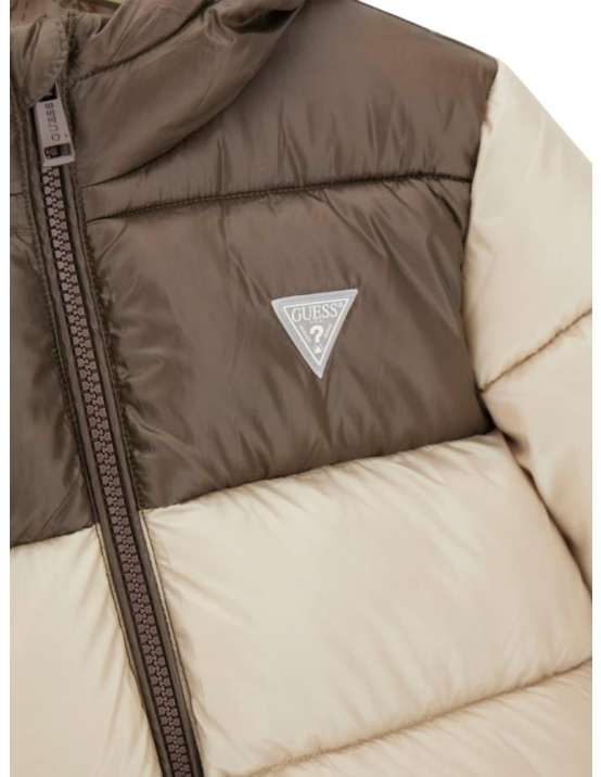 Guess B Polyester Hooded Ls Puffer Jac