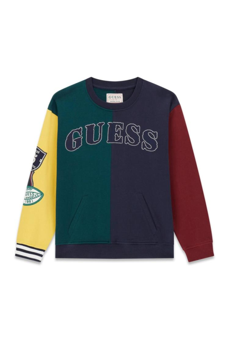 Guess B Oversize Colorblock Ls Active