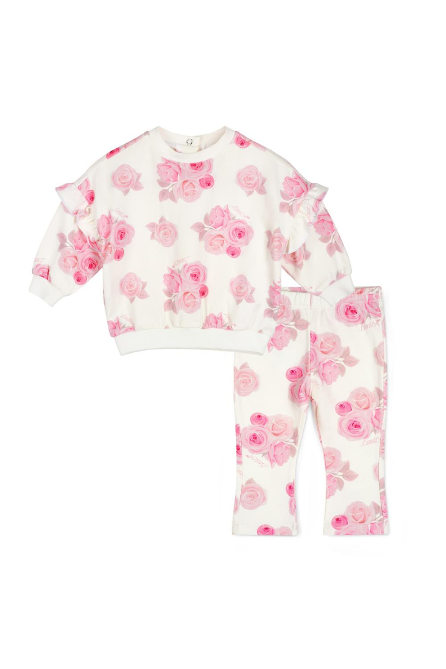Little A Rose Print Tracksuit