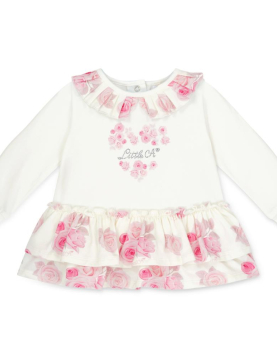 Little A Rose Print Dress