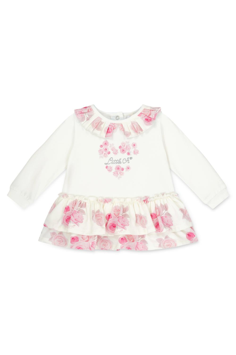 Little A Rose Print Dress