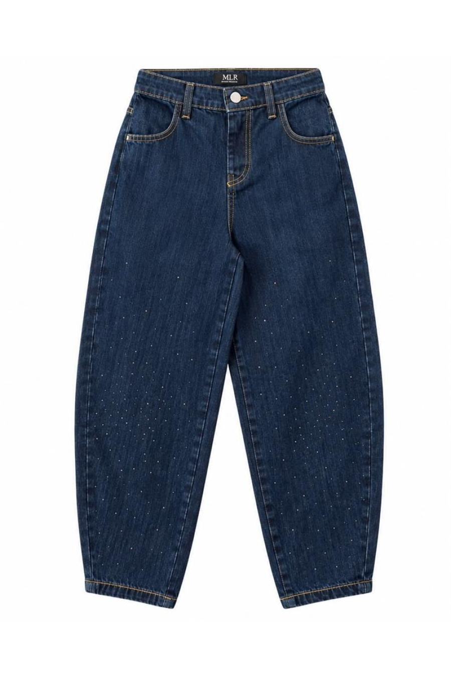 Mlr Pantalone Di Jeans Con Strass