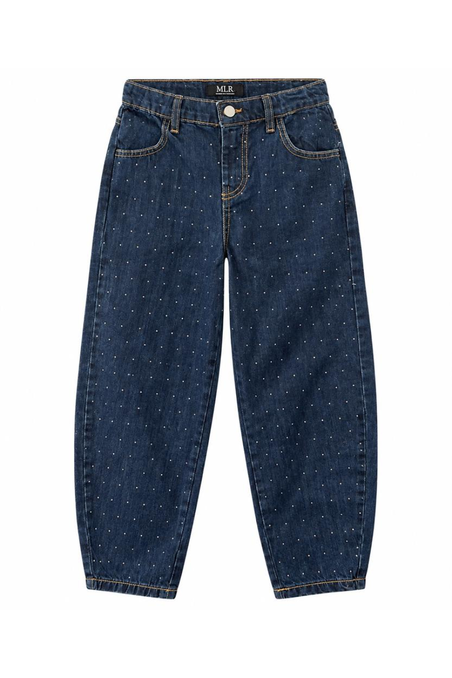 Mlr Pantalone Di Jeans Con Strass
