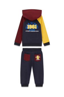 Guess B Set: Ls Hooded Active Top W/Zi