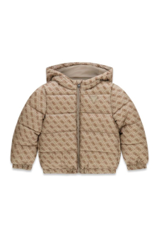 Guess B Polyester Hooded Ls Puffer Jac