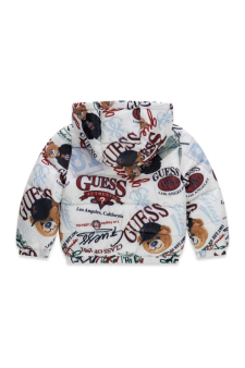 Guess B Polyester Hooded Ls Puffer Jac