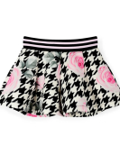 A-Dee Houndstooth Print Short Set