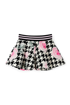 A-Dee Houndstooth Print Short Set
