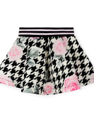 A-Dee Houndstooth Print Short Set