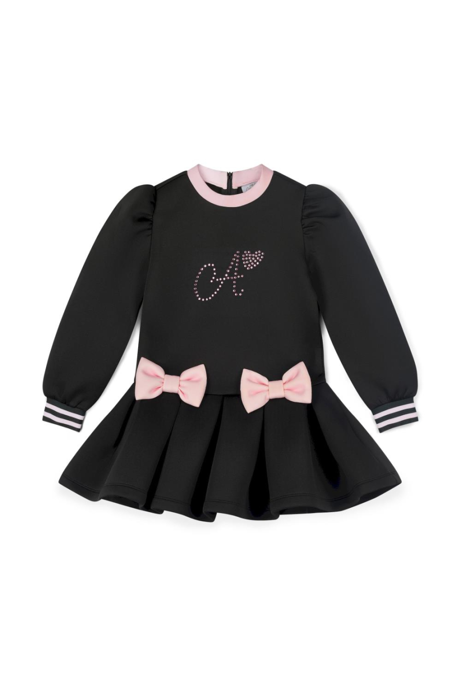 A-Dee Contrast Bow Dress