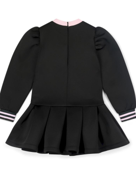 A-Dee Contrast Bow Dress