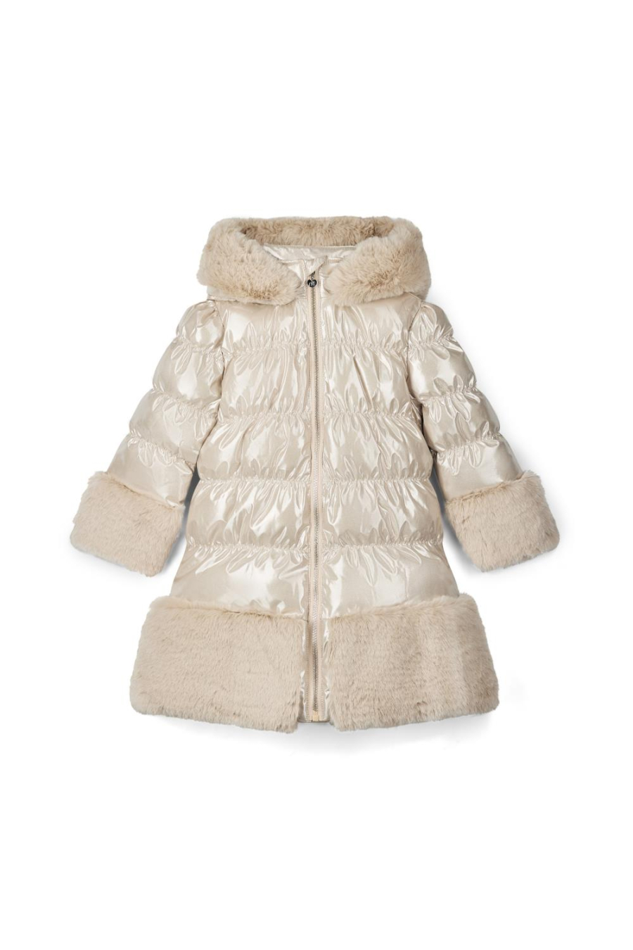 A-Dee Long Fur Trim Jacket