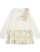 A-Dee Bow Print Peplum Legging Set