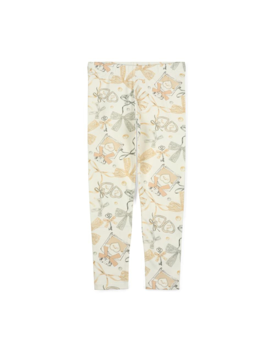 A-Dee Bow Print Peplum Legging Set