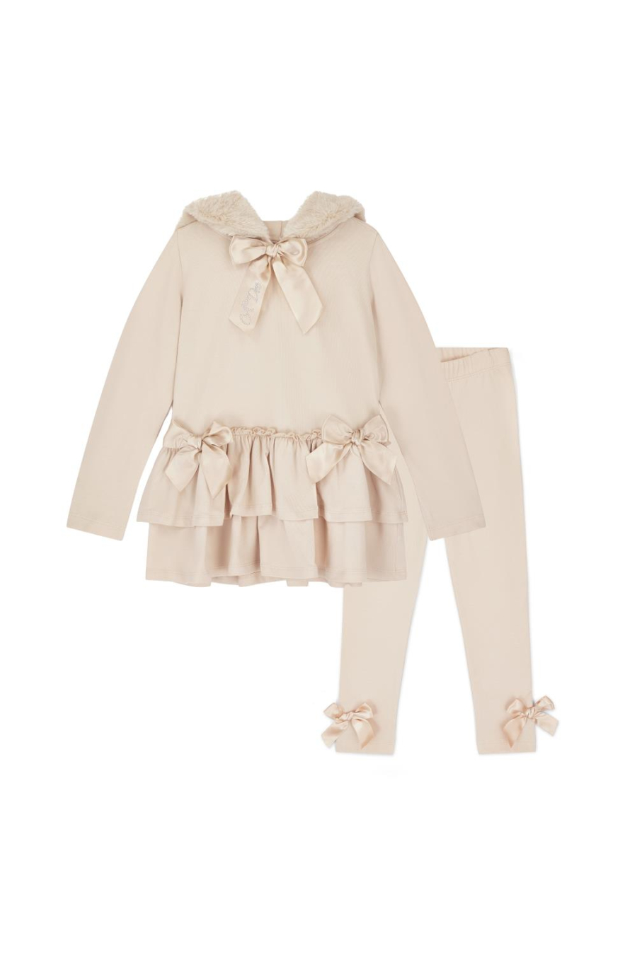 A-Dee Fur Hood Legging Set