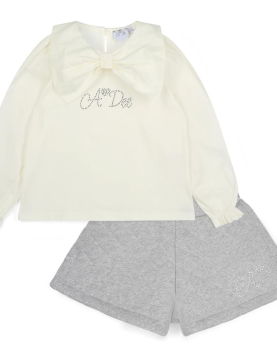 A-Dee Quilted Short Set