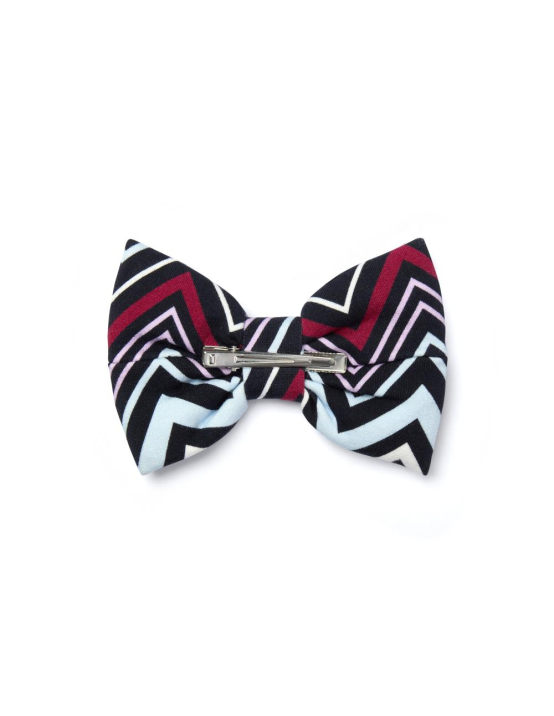 A-Dee Chevron Print Bow Hairclip