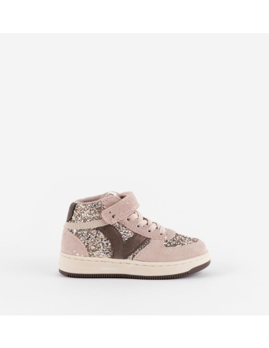 Victoria Sapatilhas Tiempo Tira e Elastico Glitter