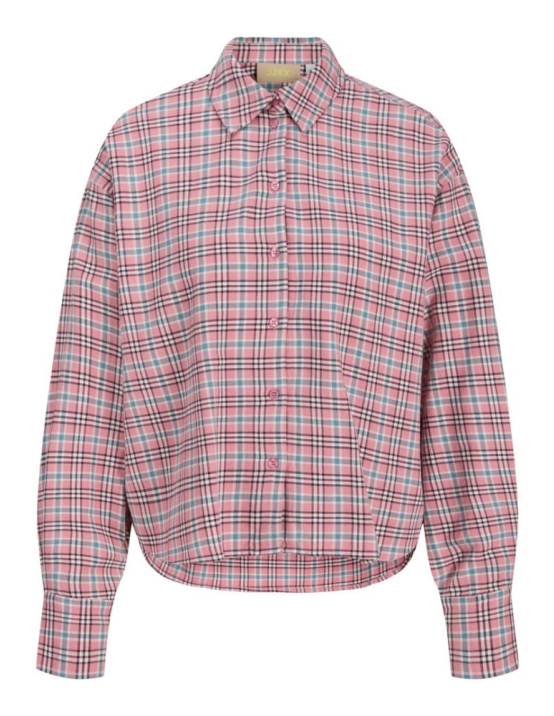 Jxjamie Check Flannel Ls Short Wvn Grl