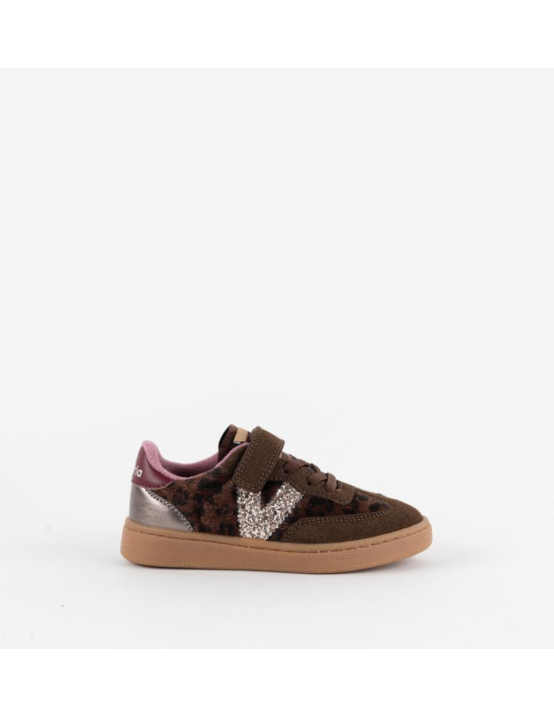 Victoria Sapatilhas Oslo Tira e Elastico Animal Print