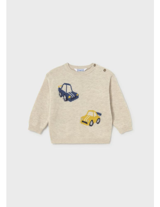 Mayoral Jersey Intarsia Possicionada - PEDRA