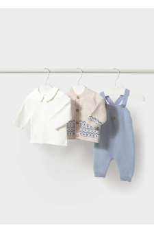 Mayoral Conj. Jardineira Tricot