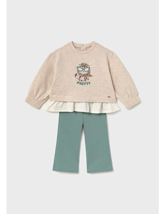 Mayoral Conj. Leggings Flare - LAGOON