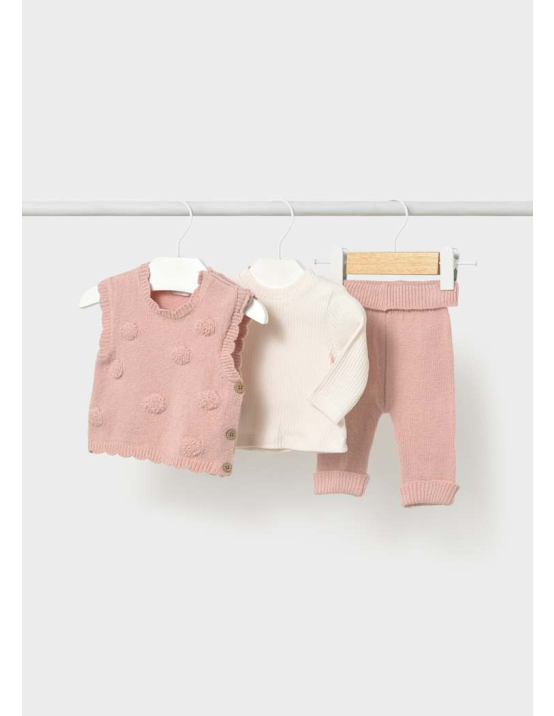 Mayoral Conj. Leggings Tricot - NUDE