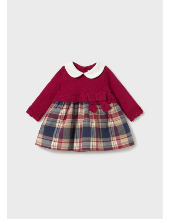 Mayoral Vestido Malha Combinado