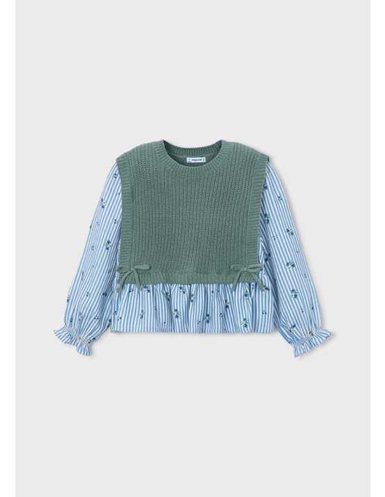 Mayoral Blusa/Colete Combinada