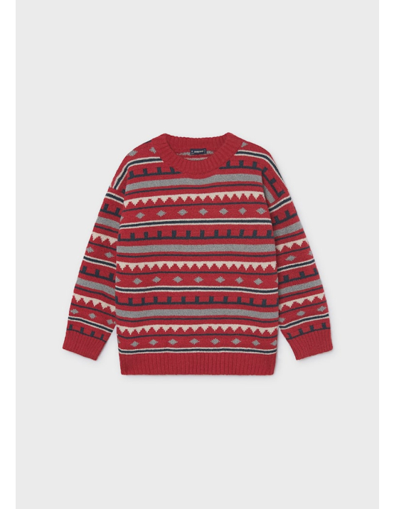 Mayoral Jersey Jacquard - VERMELHO