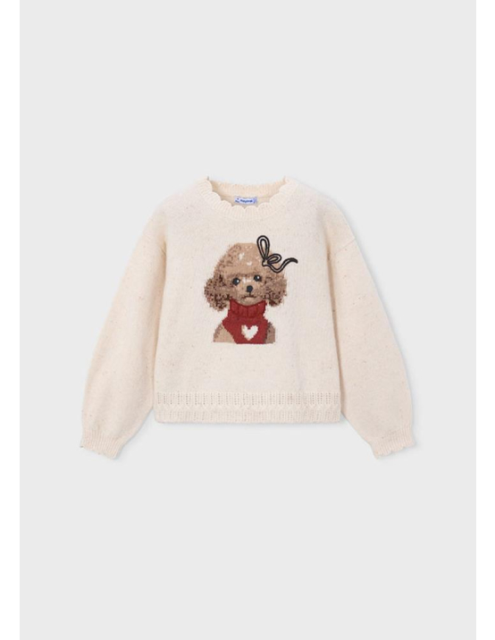 Mayoral Jersey Intarsia - MILK