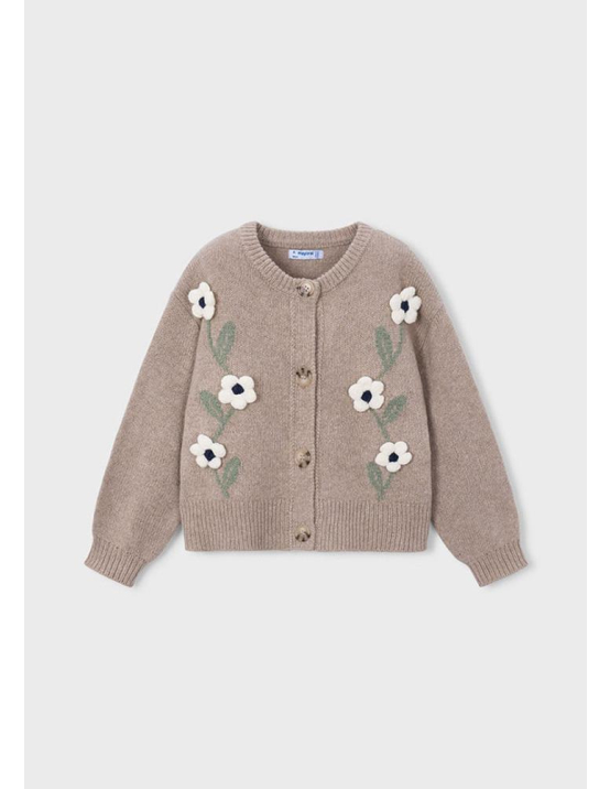 Mayoral Casaco Tricot Flores