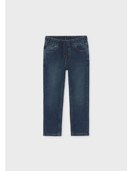 Mayoral Calça Soft Denim Jogger - ESCURO