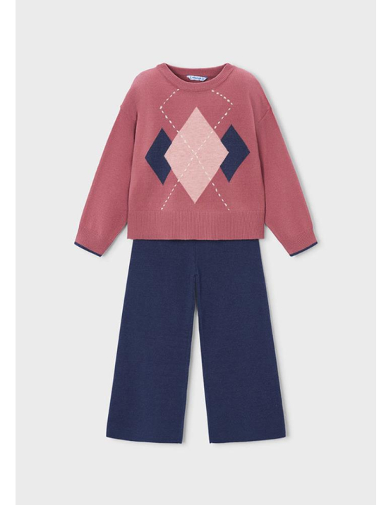 Mayoral Conj. Calça Tricot - ROSA