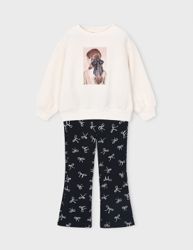 Mayoral Conj. Leggings Felpa Estampad