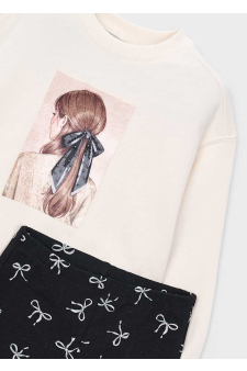 Mayoral Conj. Leggings Felpa Estampad
