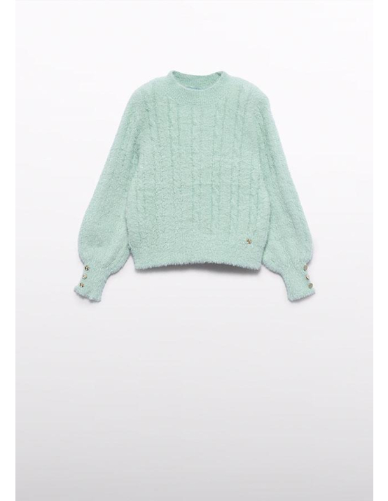 Abel e Lula Jersey Tricot - MENTA