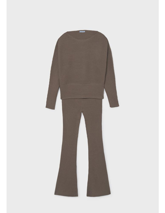 Mayoral Conj. Calça Trico - CHOCOLATE