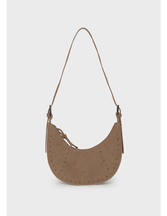 Mayoral Bolsa Suede Meia Lua
