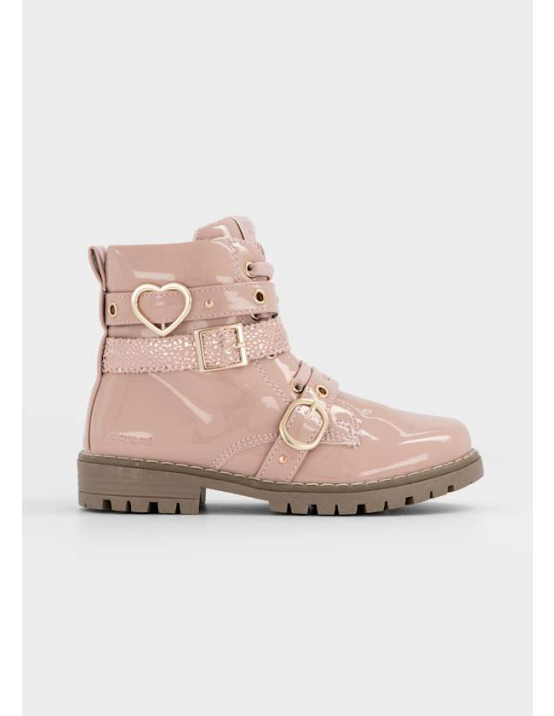Mayoral Botins Charol - ROSADO