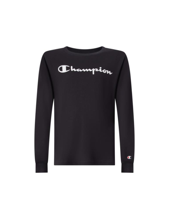 Champion Ls Shirt - PRETO