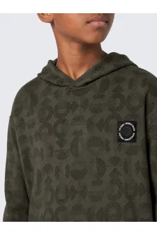 Petrol Boys Sweater Hooded Aop