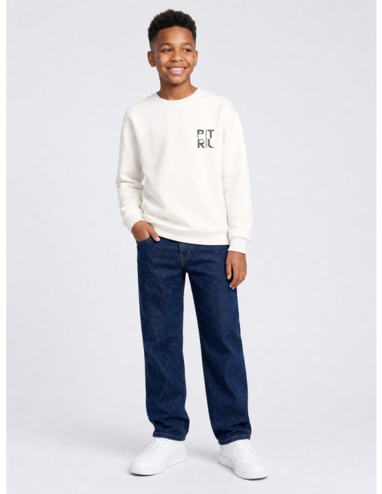 Petrol Boys Sweater Round Neck Print