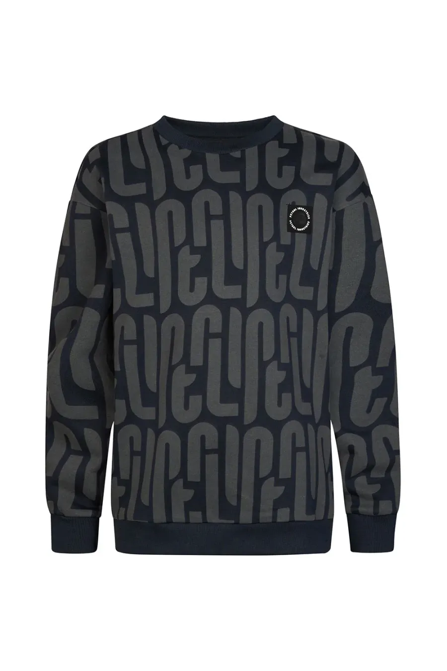 Petrol Boys Sweater Round Neck Aop