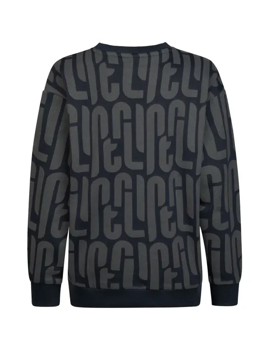 Petrol Boys Sweater Round Neck Aop
