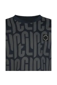 Petrol Boys Sweater Round Neck Aop