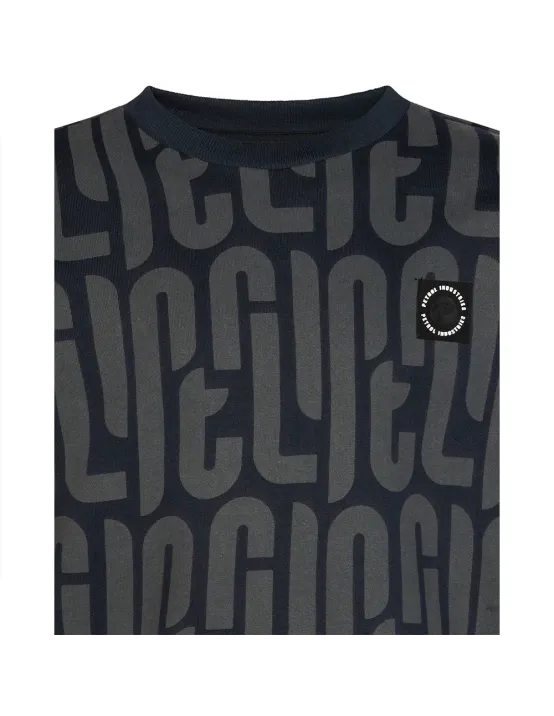 Petrol Boys Sweater Round Neck Aop