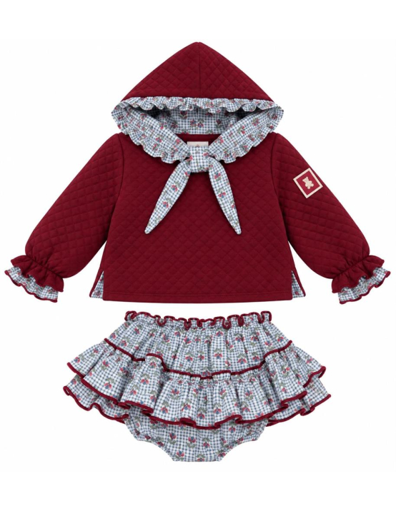 Lolittos Felpa A+Cubre Falda Carmesi