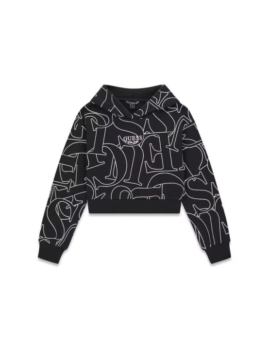 Guess G Hooded Ls Active Top - PMMZ